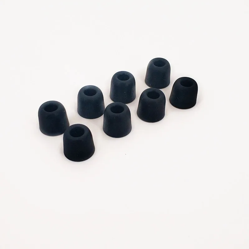 4 pairs black 4 пары(8 штук) Шум изоляции пены памяти амбушюры 5 мм T400 форме наконечника для вставные наушники вкладыши для IE80 T2 T3 V30 V80 AS10 X6 P1 - Цвет: 4 pairs black