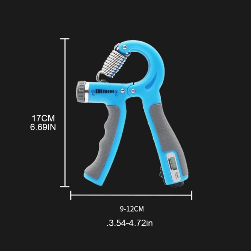 

Intelligent Electronic Counting Spring Gripper Hand Grip Strength Meter Training Dynamometer Capturing Finger Grip Power