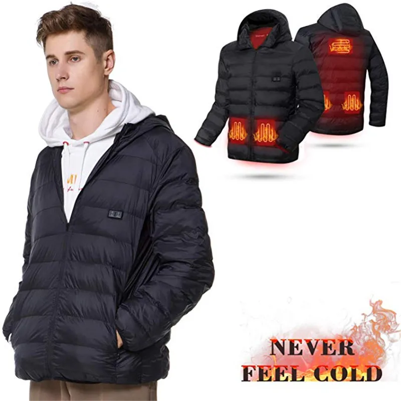 VINMORI утепленный пуховик перезаряжаемый жилет с подогревом для спорта на открытом