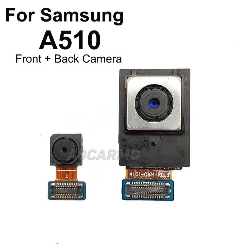 Передняя камера Aocarmo для Samsung Galaxy A5 2016 2017 A510 A520 A530 A720 A730 гибкий кабель замены задней