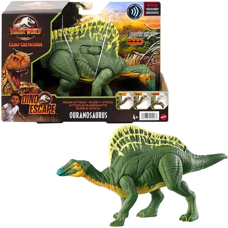 

Jurassic World Roar Attack Ouranosaurus Camp Cretaceous Dinosaur Figure With Movable Joints Realistic Sculpting Strike Feature