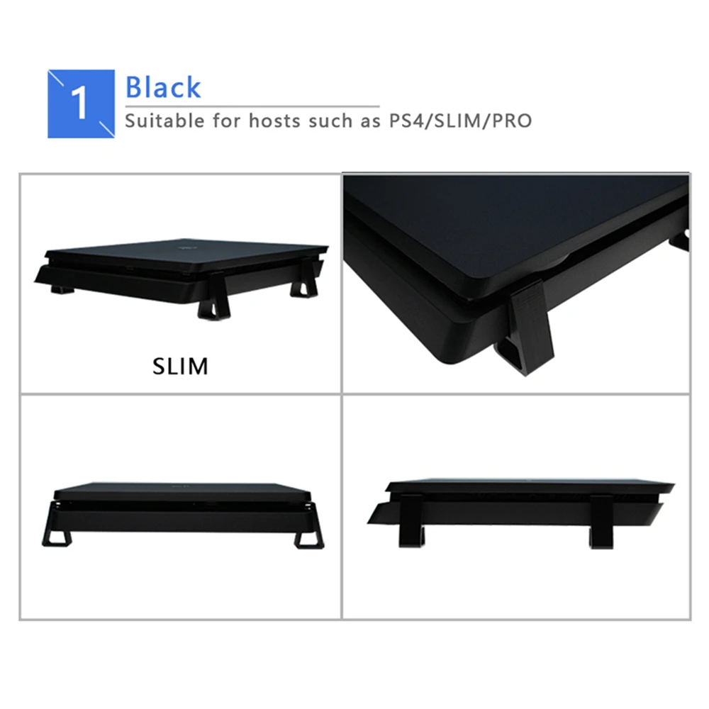 4 шт. горизонтальная версия кронштейна для Sony Playstation4 PS4 Slim Pro игровая машина охлаждающая база плоский кронштейн
