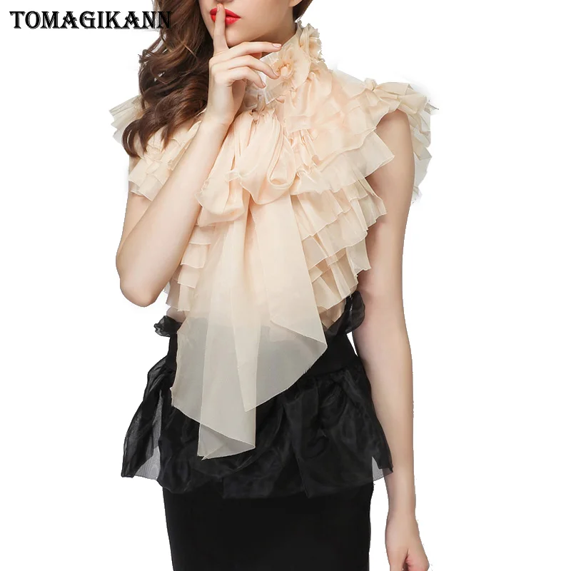 Летняя женская шифоновая блузка рубашка сексуальная прозрачная Женская Офисная