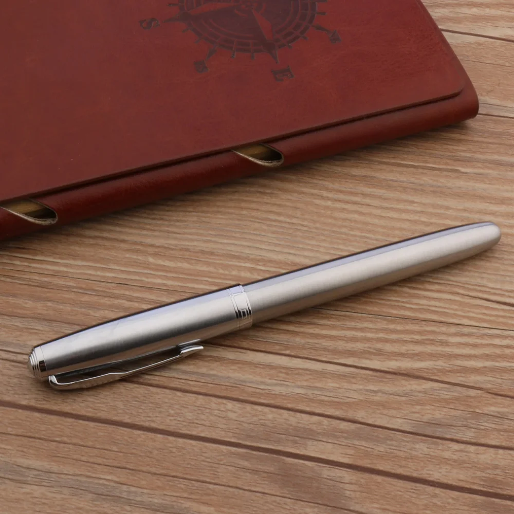 Перьевая ручка Jinhao 85 нержавеющая сталь | Канцтовары для офиса и дома