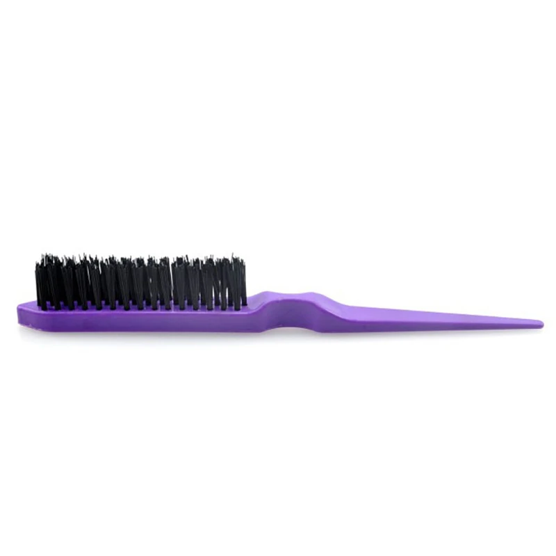 

3 Piece Nylon Hair Styling Brush Hair Brushes Comb Teasing Back Combing Hair Brush Slim Line Styling Tools-Random Color