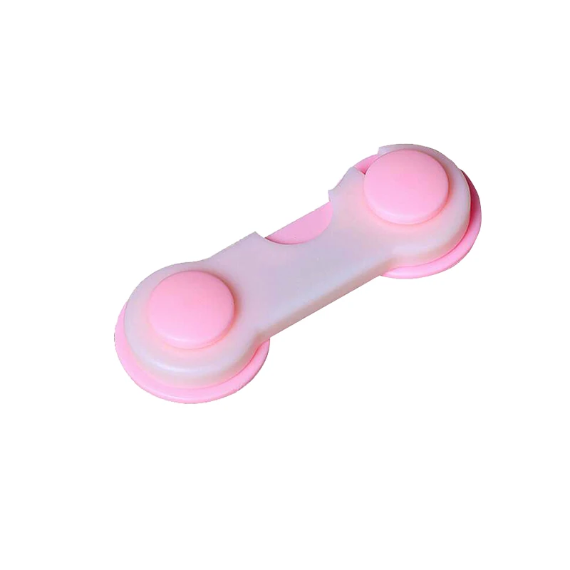 Pink 4 шт./лот, экологически чистый защитный замок для шкафов и шкафов, защитный замок для детей - Цвет: Pink