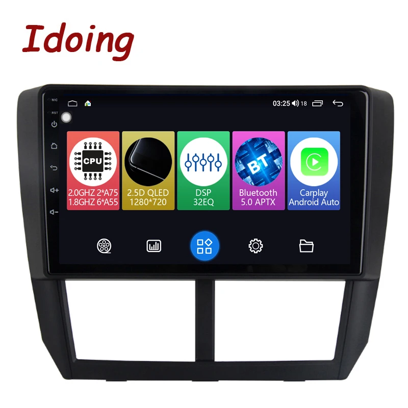 Idoing 9 &quotAndroid радио головное устройство для Subaru Forester WRX 2008 2014 Автомобильный