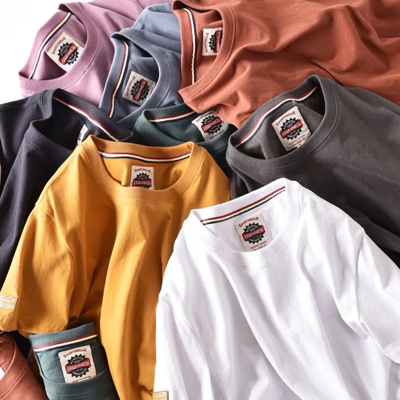 2021 New Arrival Short Sleeve European and American Men's T-shirt Plus Size High Quality Tops Tee for Promotion Wholesale T Sale