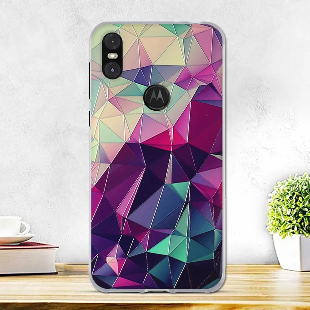 Чехол для Motorola One, силиконовый мягкий ТПУ чехол для мобильного телефона, милый бампер, черный чехол для Fundas Moto P30 Play, чехол для телефона