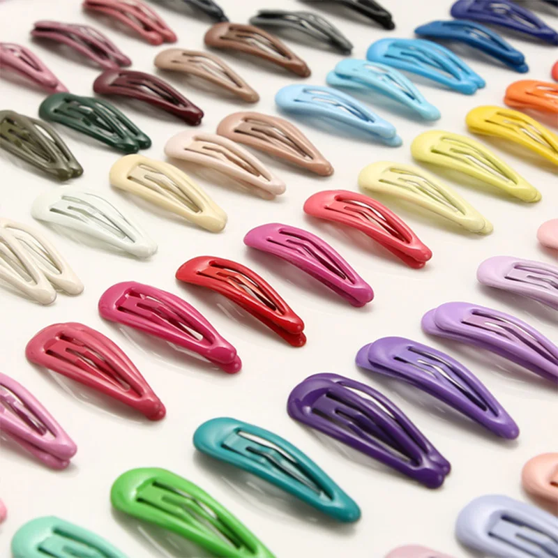 

10/20/30/40 Women Girls Cute Colorful Waterdrop Shape Hairpins Sweet Hair Clips Barrettes Slid Clip Fashion Hair Accessories New