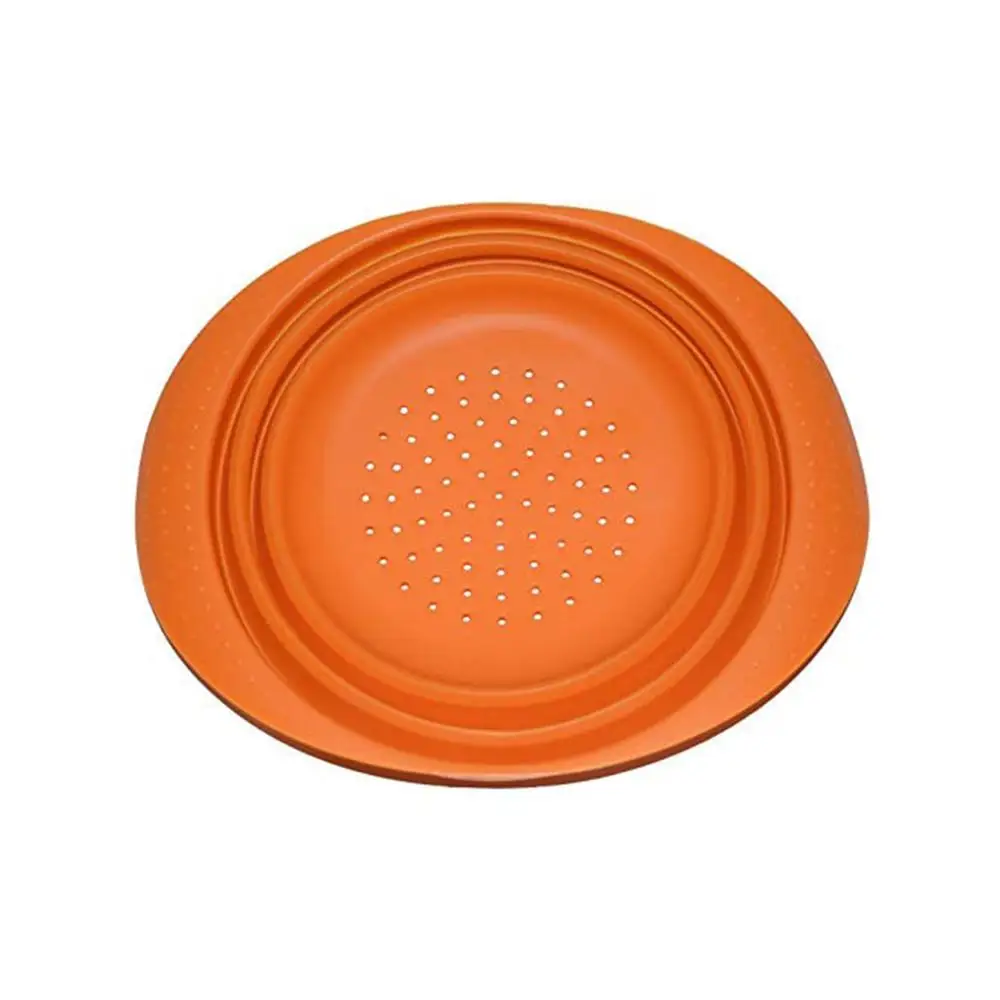 Складная Силиконовая дуршлаг корзина для мытья овощей и фруктов сетчатая стойка