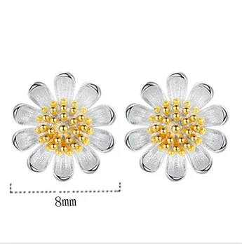 Женские серьги-гвоздики из серебра 925 пробы | Украшения и аксессуары