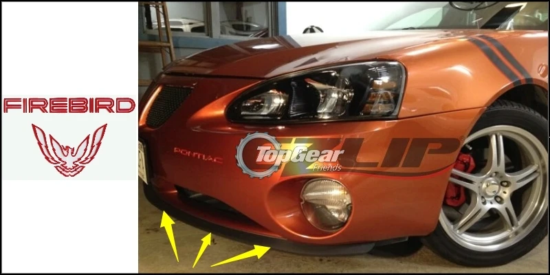 Дефлектор губ бампера для Pontiac G6 G8 передняя юбка спойлера ДЛЯ TopGear Friends тюнинга