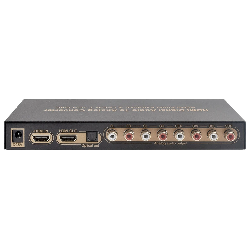 HDMI в оптический цифро аналоговый аудио экстрактор 7.1Ch конвертер LPCM DAC 7 1 канальный