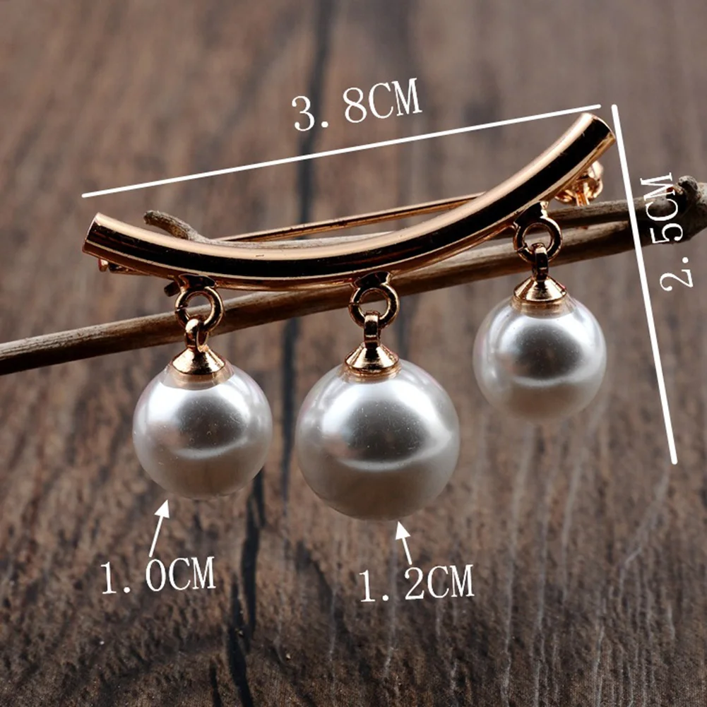 

Wedding Clothes Decor Fashion Brooch Pin Women Faux Pearl Dangle Brooch Pin Cardigan Shawl Clip Jewelryes Gift Brooch Pin Gift