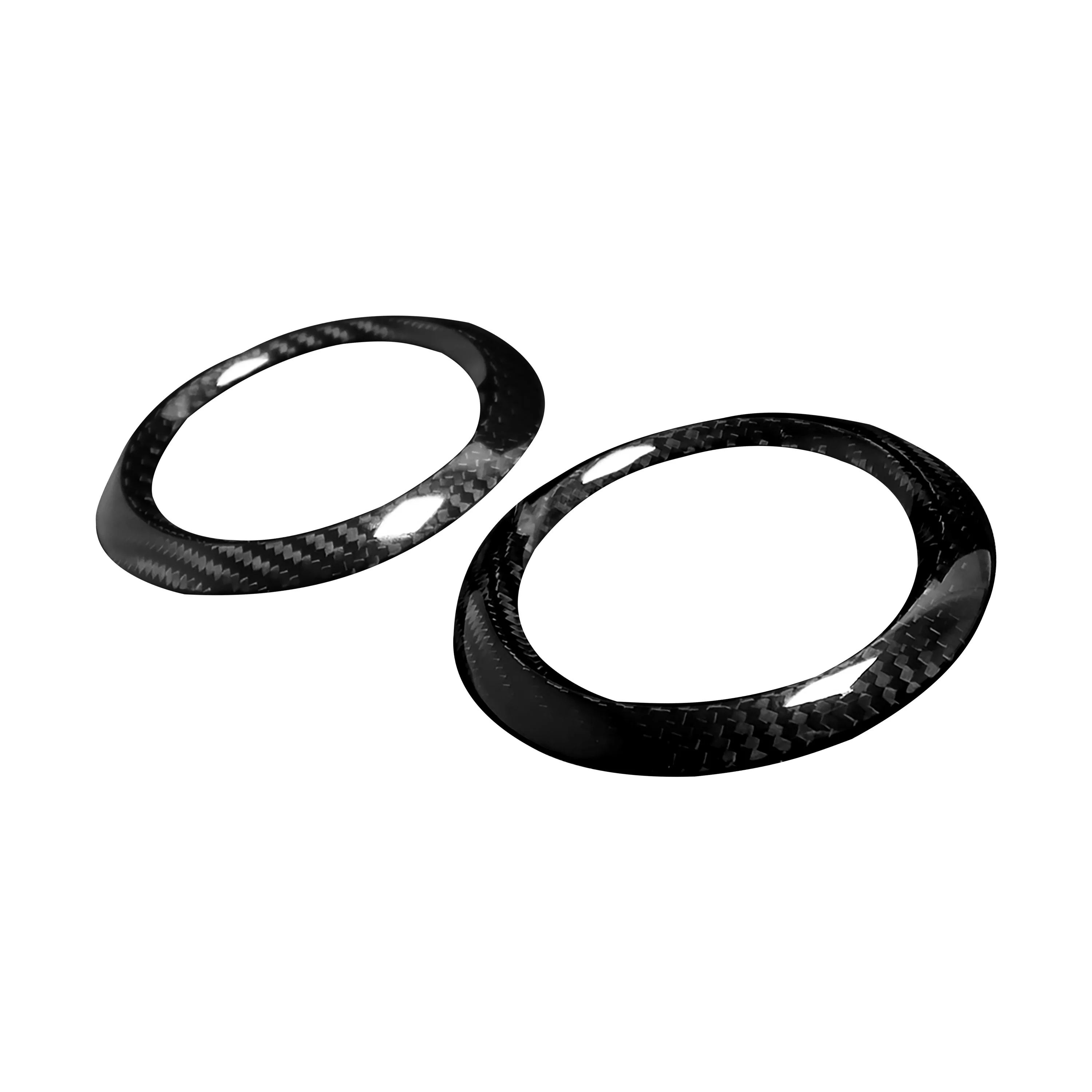 

Air Conditioner Vent Outlet Ring Trim Air Vent Outlet Grille Cover For Mercedes-Benz W118 2020 Paste Style Real Carbon Fibre