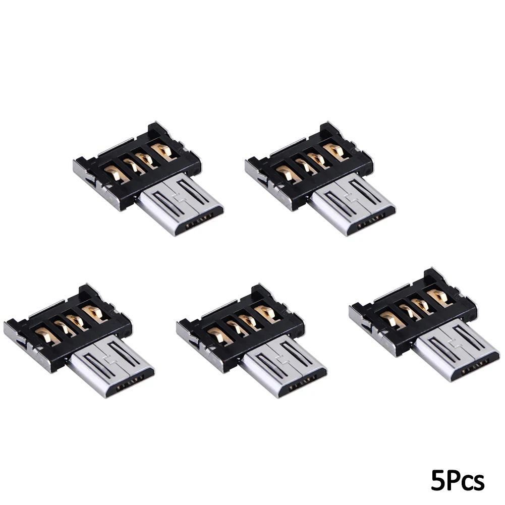 5 шт./лот Миниатюрный Micro USB-USB разъем OTG кабель USB адаптер для Xiaomi Samsung HuaWei HTC Phone |