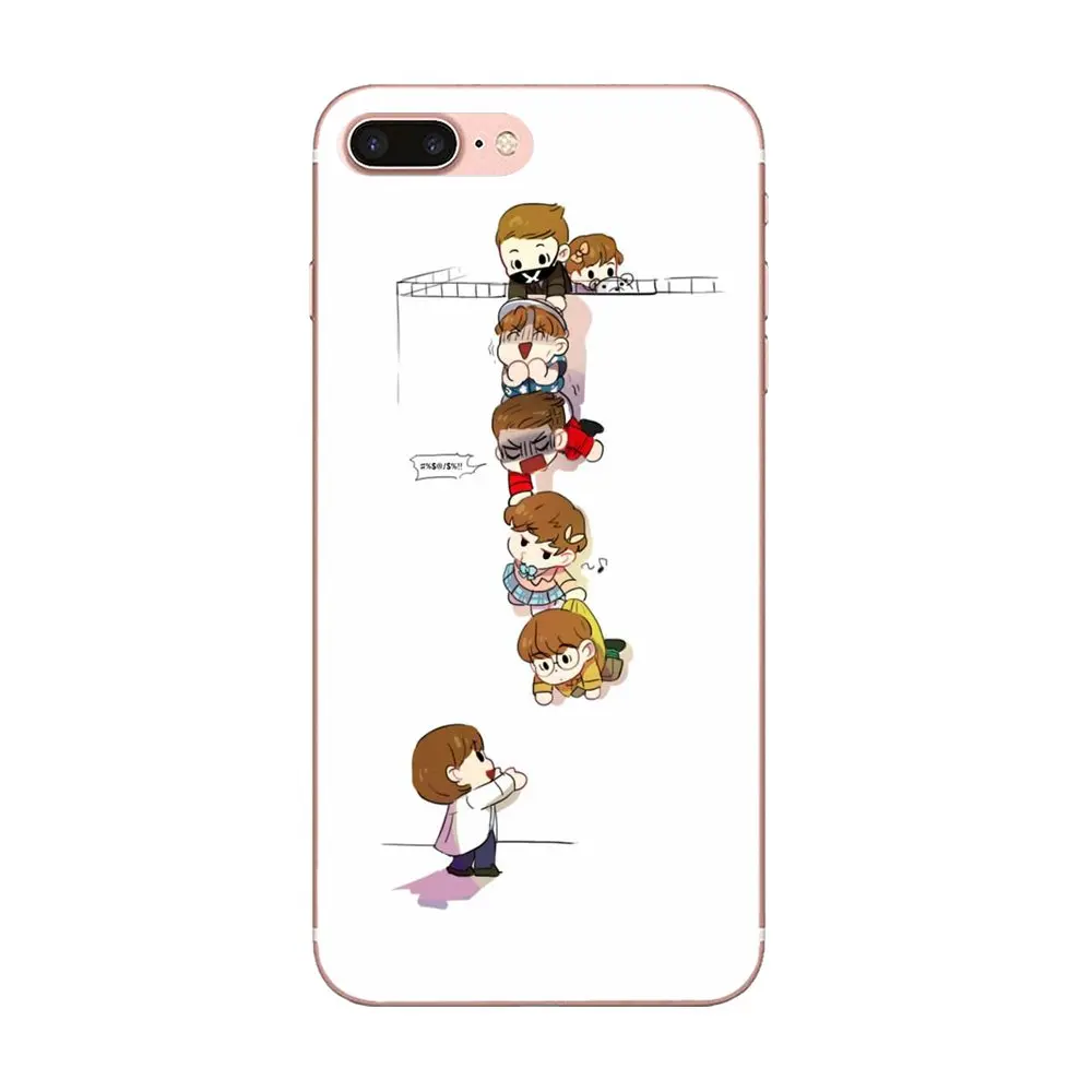 Бегущий человек Корейский Разнообразие шоу мультфильм для huawei P7 P8 P9 P10 P20 P30 Lite Mini