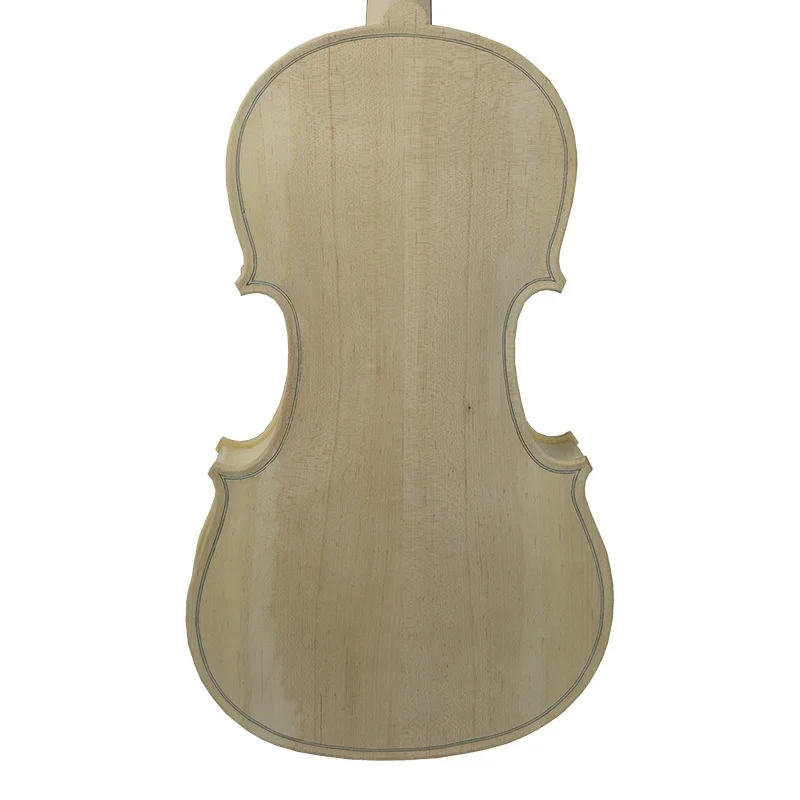 LOMMI Unfinished 1/8 1/4 1/2 3/4 4/4 Violin Handmade Violin Solid Violin Spruce Top Maple Back + Ebony Fingerboard Luthier Kit enlarge