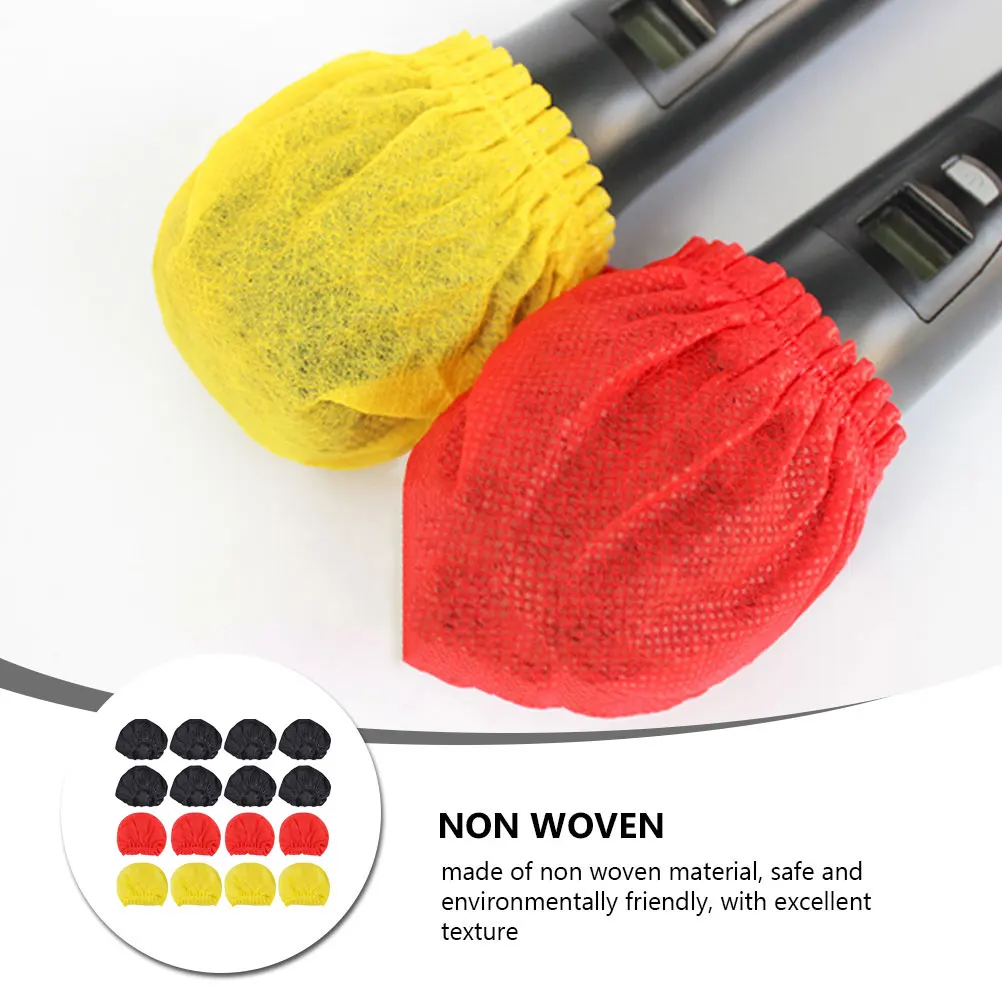

200pcs Disposable Mic Protector Professional Protective Microphone Cap