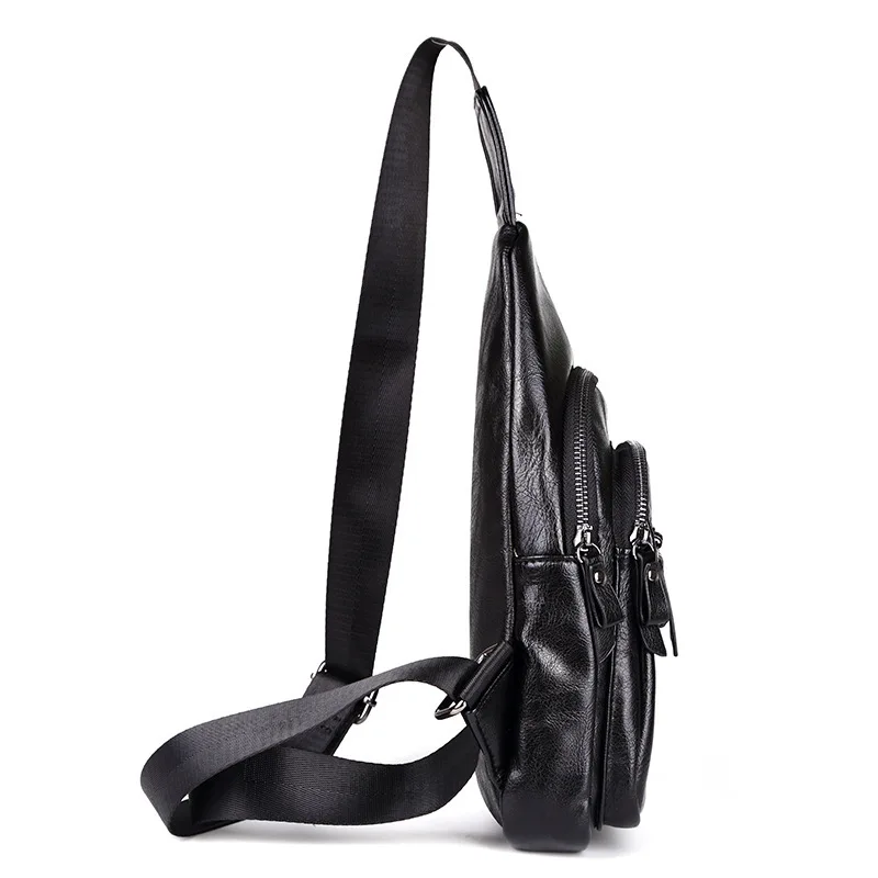 Youda классический стиль мужская одноцветная нагрудная сумка большой емкости