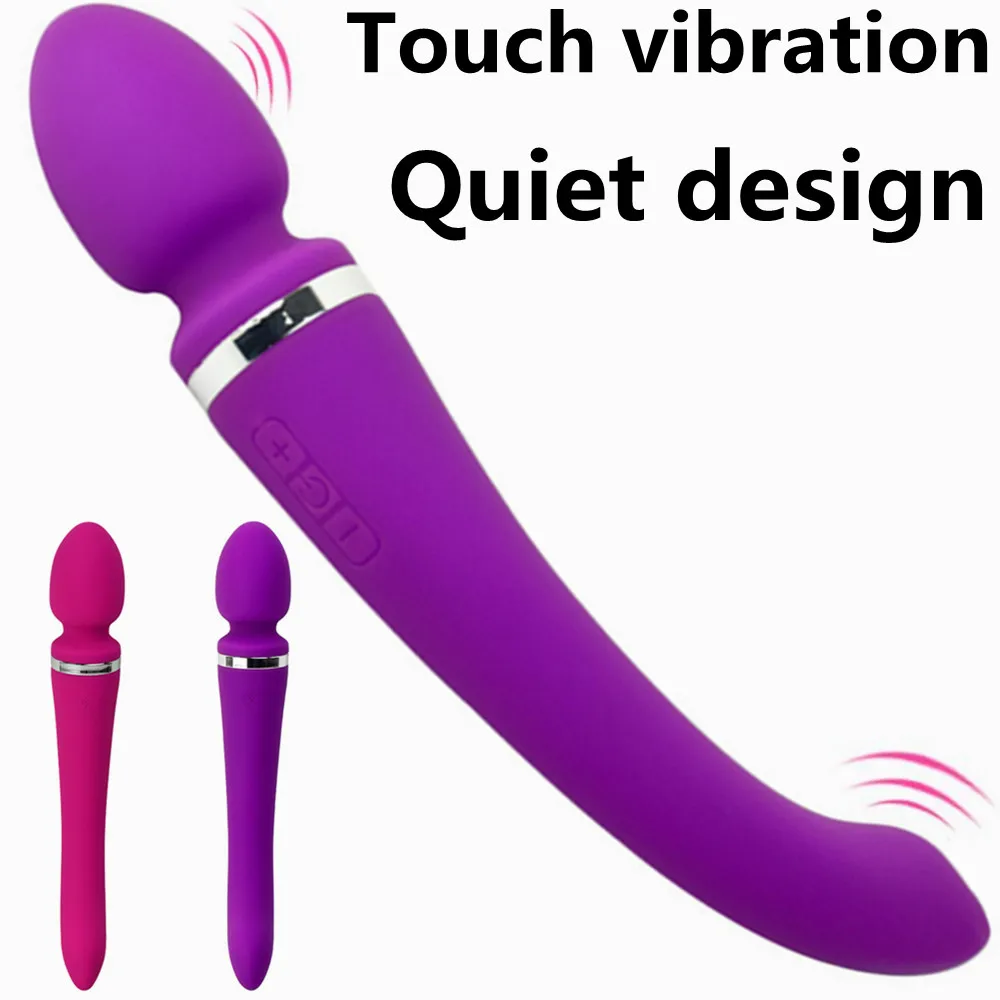 Перезаряжаемые G-spot вибрации интимные игрушки AV Волшебная палочка массажер