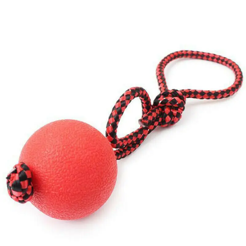 

Indestructible Dog Ball on a Rope for Pet Puppy Toys Tug Balls Pet Chew Toys
