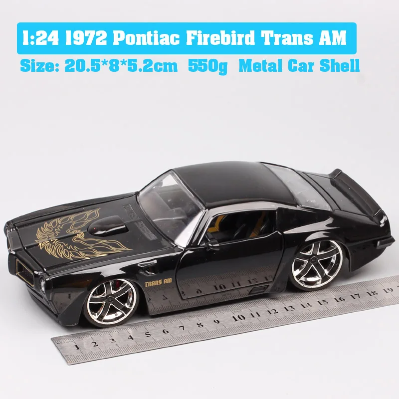 1972 Firebird 1 24 Jada Mitsubishi Eclipse Тойота Супра DODGE зарядное устройство Nissan Ripsaw гусеничный Lykan Diecasts& Vehicles Модель Масштаб игрушечный автомобиль дети - Цвет: 1972 Firebird