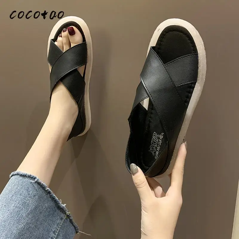 Сандалии женские волшебные стильные Новинка лета 2020 дикие студенческие мягкая