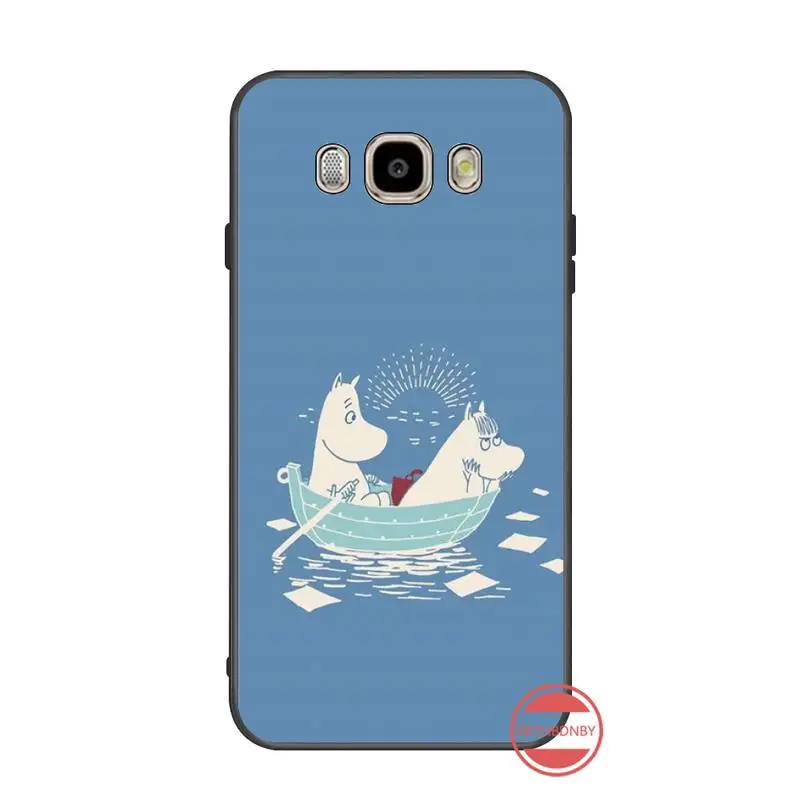 Бегемот moomin милый животный ТПУ Мягкий силиконовый чехол для телефона Samsung J2 J4 J5 J6