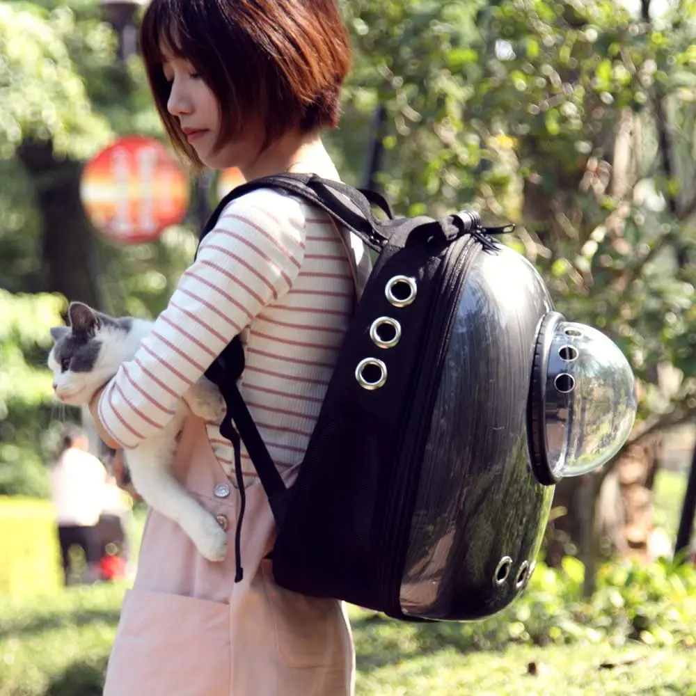 

Pet Cat Backpack Small Dog Cats Carrier Bag Breathable Outdoor Travel Pet Shoulder Bag Box Cage Cat Transport Space Backpack