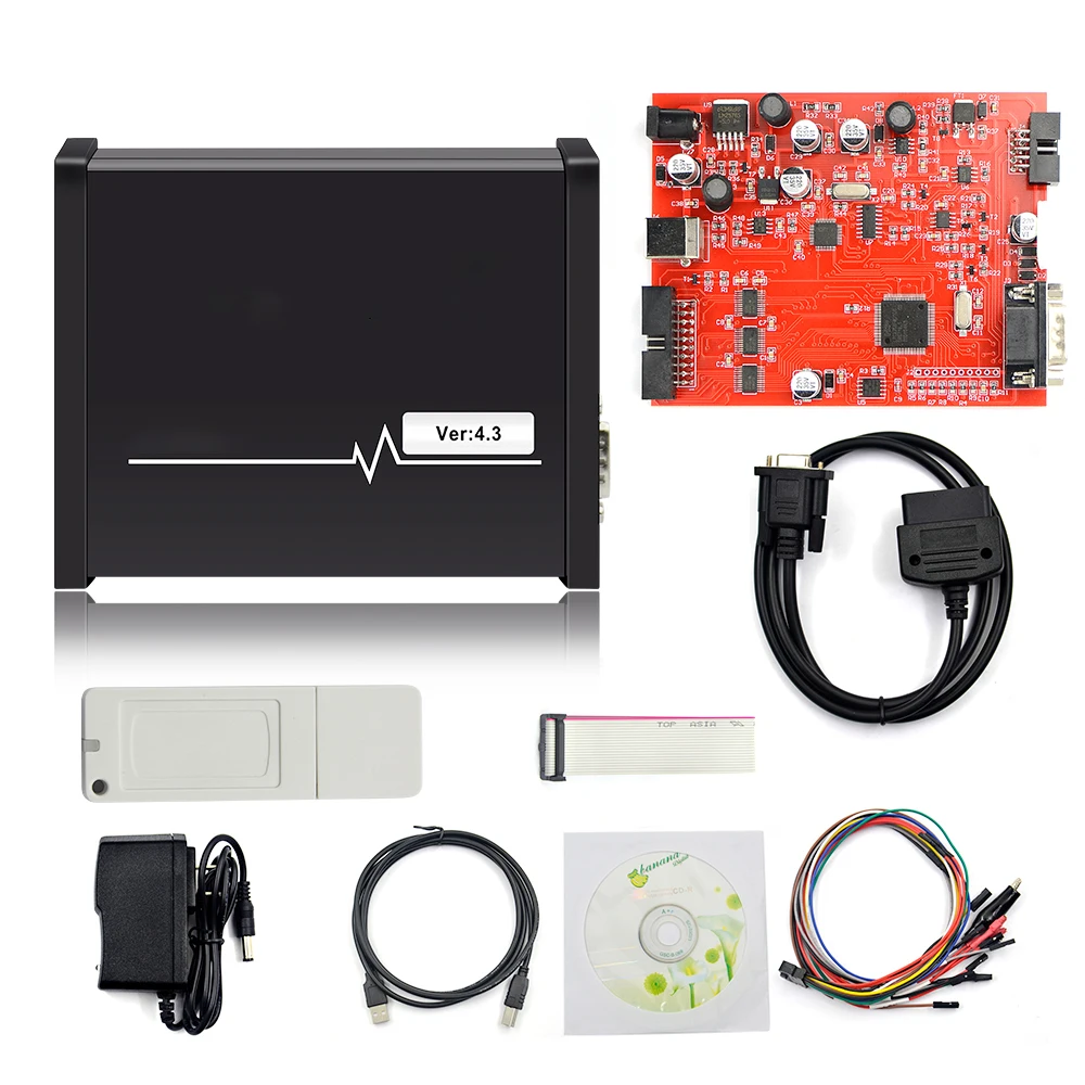 Piasini Engineering Serial Suite V4. 3 RED/Black PCB (JTAG-BDM-K-line-L-line-RS232-CAN-BUS) universal Car ECU Programmer car battery charger price