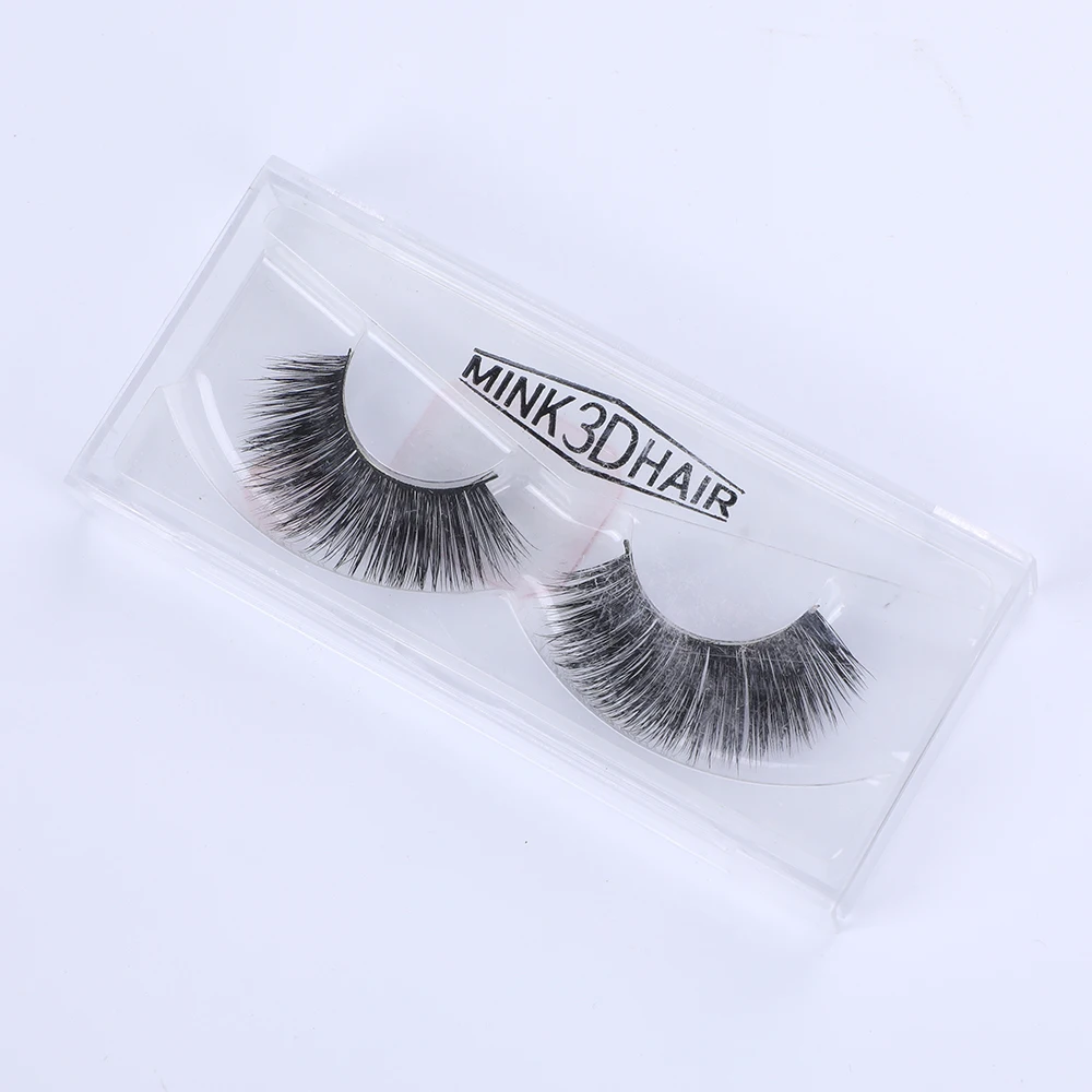 1 пара накладных ресниц из норки многоразовый Набор ручной работы для