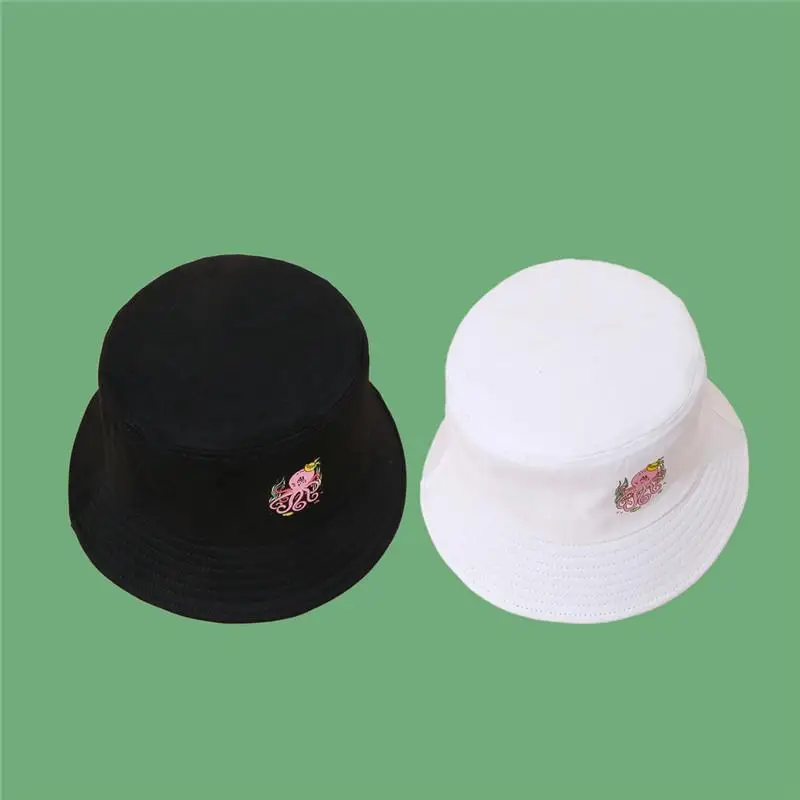 

2021 Cartoon Octopus Bucket Hat Fisherman Hat Outdoor Travel Hat Sun Cap Hats for Men and Women 106