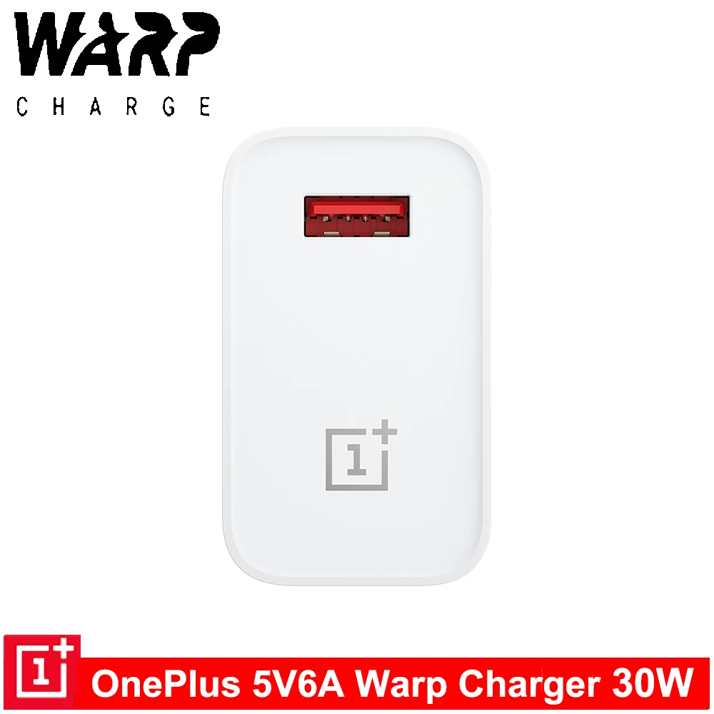 5V6A Original OnePlus Warp Charge Power 30W EU/US Adapter DASH Cable Quick For 8T 8 7T Pro 7 6T | Мобильные телефоны и