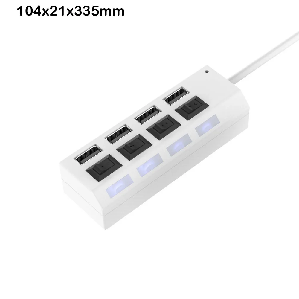 USB 2.0 Whtie 3 usb-хаб 3,0 мульти высокоскоростной разветвитель 5 Гбит/с TF sd-карта для ПК планшет ноутбук аксессуары для компьютера 1 шт - Цвет: USB 2.0 Whtie