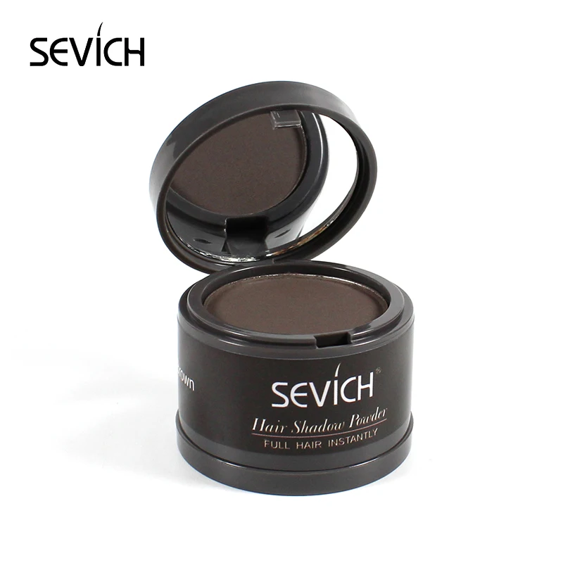 Sevich Hairline порошок 4 г Hairline тени порошок макияж консилер для волос Натуральное Покрытие унисекс продукт выпадения волос - Цвет: Dark Brown
