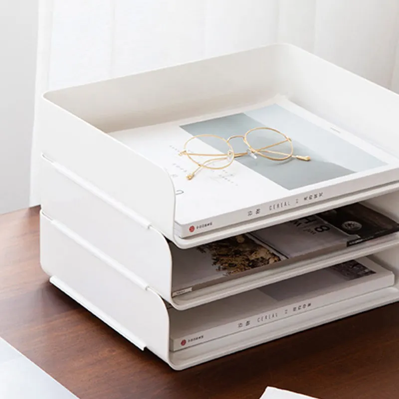 Горячая Распродажа Стекируемый Настольный ящик для хранения косметики офисные