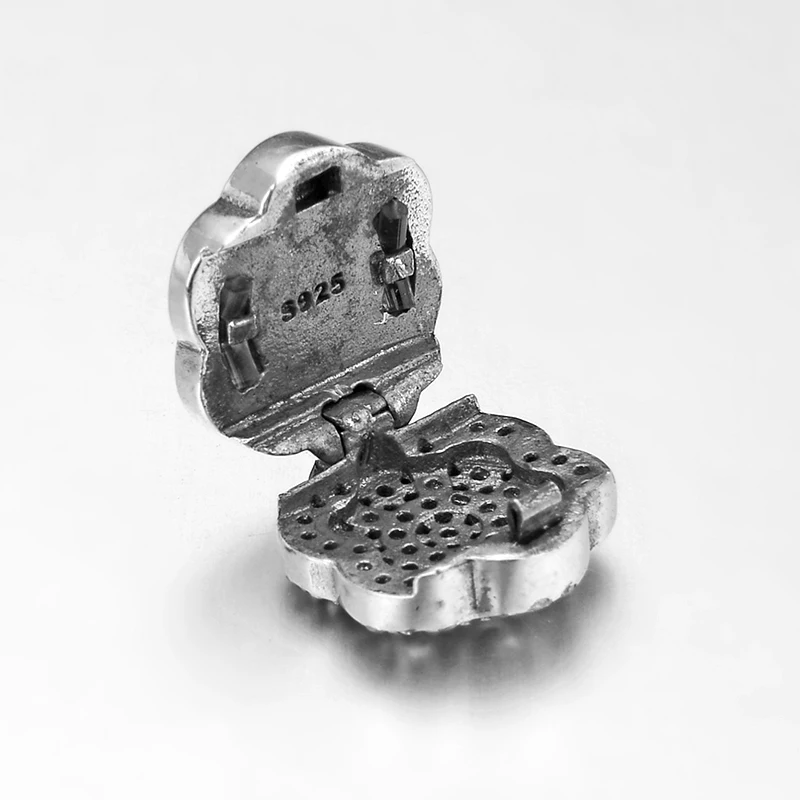 Женский Серебряный Снежинка CZ зажим Бусины Подходит для оригинального отражения