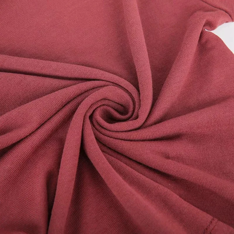 

T-shirt Spring and Autumn New Fashion Simple Front Short Back Long Round Neck Long Sleeve Navel Solid Color Slim Base Shirt