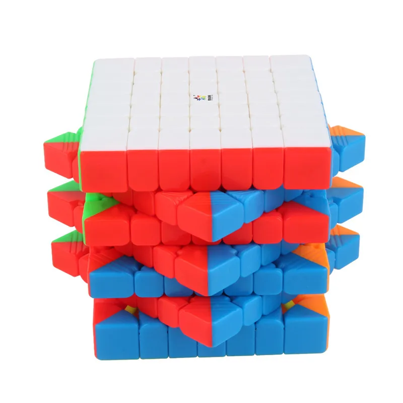 YuXin маленький магический M Магнитный 7x7x7 профессиональный конкурс многоцветный