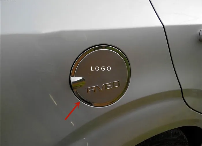 

For Chevrolet AVEO 2011-2014 High-quality stainless Fuel tank cover decoration Patch Anti-scratch protection car accessories