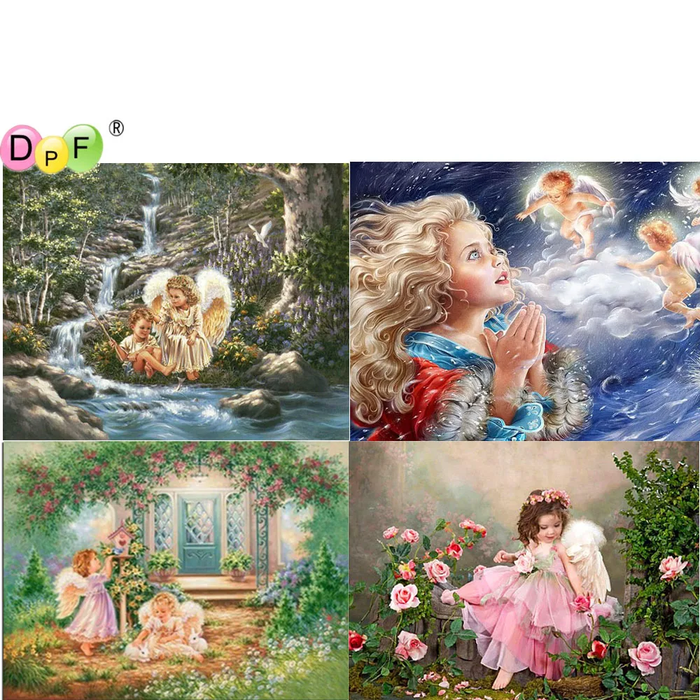 DPF 5D круглая/квадратная полноформатная алмазная живопись вышивка крестиком