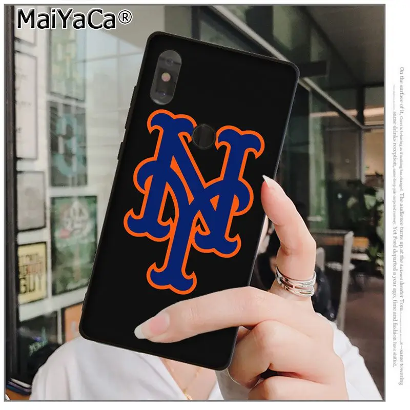 MaiYaCa New York Mets высококачественный чехол для телефона xiaomi mi 6 8 se note2 3 mix2 redmi 5 5plus note 4