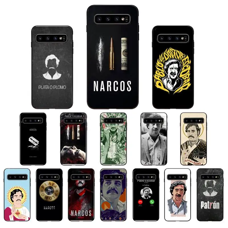 

Narcos TV Series Pablo Escobar Phone Cases For Samsung Galaxy S20 Ultra S20 Plus S10 S9 S8 Plus S7 Edge S21 Plus