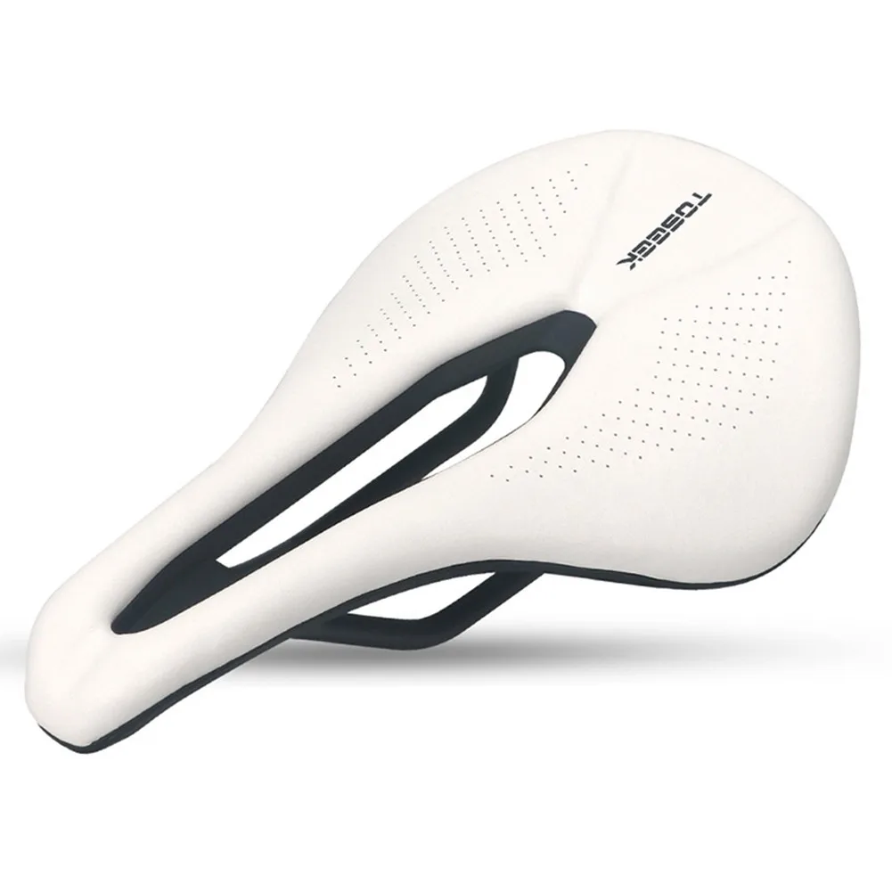 Велосипедное мягкое толстое седло TOSEEK широкое для горного и дорожного