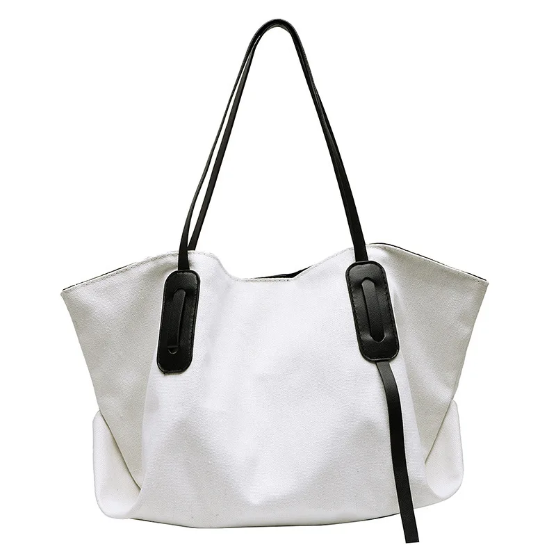 

Fashion foreign style large capacity shoulder bag new retro Joker tote net red soft leather spring handbag