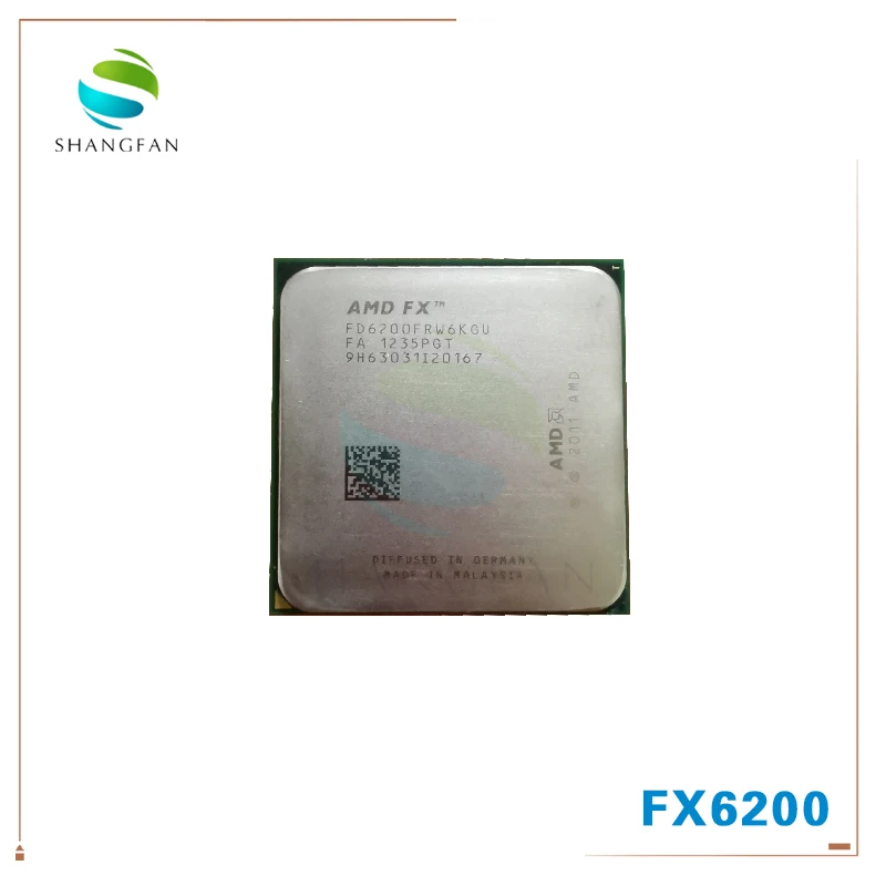 Процессор AMD FX-Series FX-6200 FX 6200 FX6200 3,8 ГГц шестиядерный процессор FD6200FRW6KGU Socket AM3