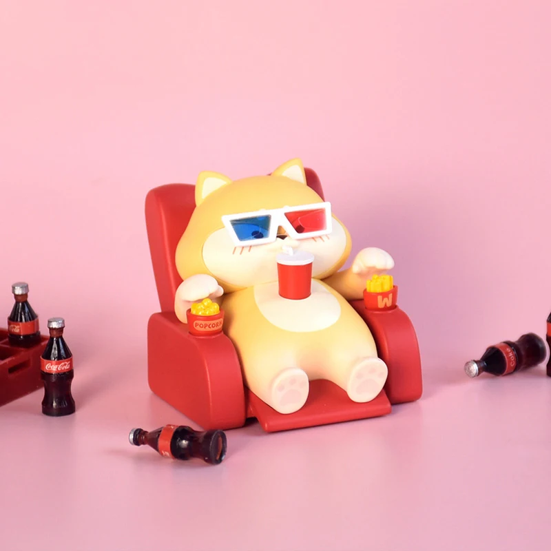 

Blind Box Toys Cute Dogs Anime Figure Kid's Guess Bag Day's of ManMan Series Suprise Box Cartoon Animal Model Mysterious Gifts