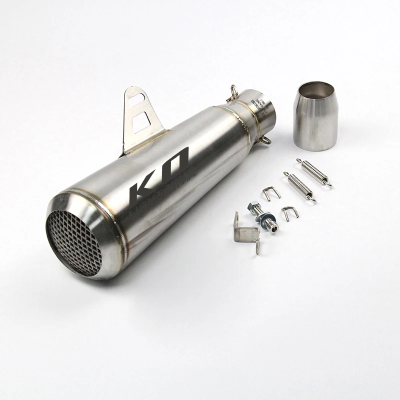 51 мм Универсальная выхлопная вентиляционная труба мотоцикла без глушителя из